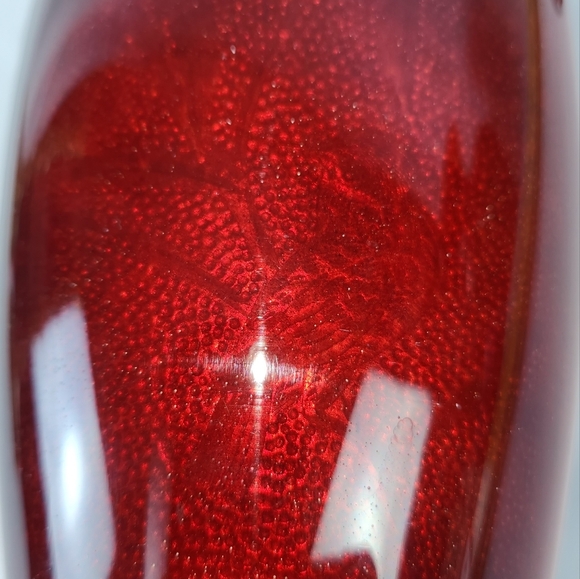 Pair Of Japanese Ginbari Cloisonne Cherry Blossom/Bird Pigeon Blood Vase 7" - Picture 3 of 7